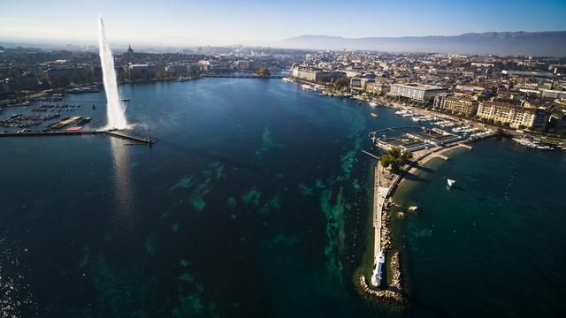 La rade de Genève. [Keystone - Valentin Flauraud]