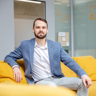 Gwenael Hannema est cofondateur et directeur de la startup InnoSpina. [RTS - Dominique Choffat]