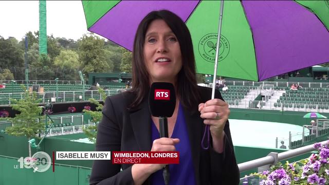Isabelle Musy fait le point sur les matchs de Federer et Golubic à Wimbledon