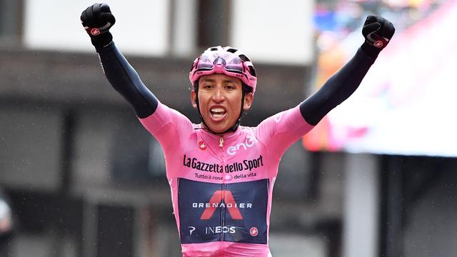 Le Colombien Egan Bernal a fait un grand pas vers la victoire finale dans ce Giro 2021. [Jennifer Lorenzini]