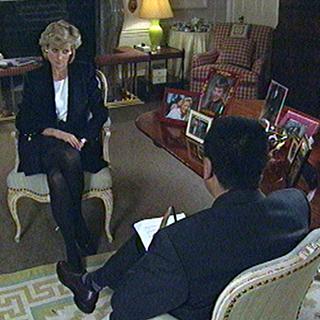 Diana, princesse de Galles, durant l'interview avec Martin Bashir de la BBC le 20 novembre 1995. [Keystone - BBC]