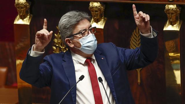 Jean-Luc Mélenchon en avril 2021. [AP Photo/Keystone - Michel Euler]