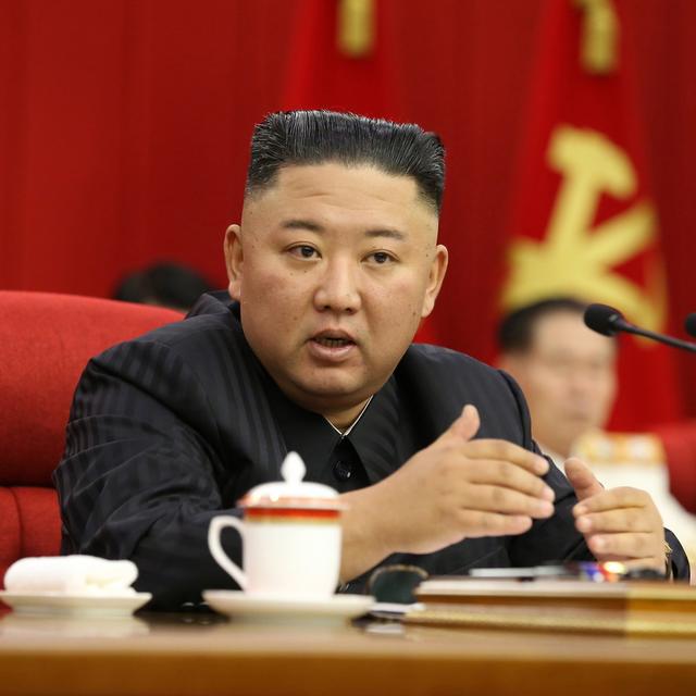 Le leader nord-coréen Kim Jong Un est prêt "au dialogue et à la confrontation" avec Washington. [EPA - KCNA]