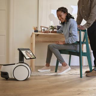Astro, le nouveau robot domestique d'Amazon. [AP/Keystone - Collin Hughes]