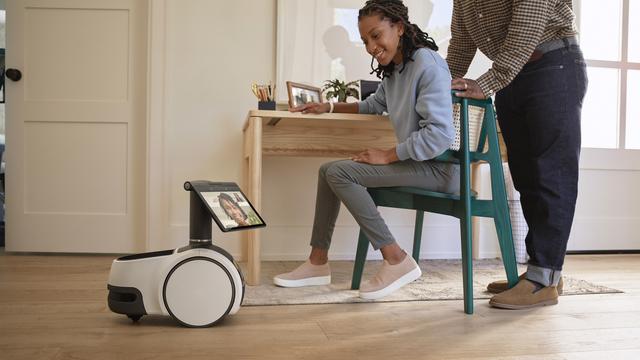 Astro, le nouveau robot domestique d'Amazon. [AP/Keystone - Collin Hughes]