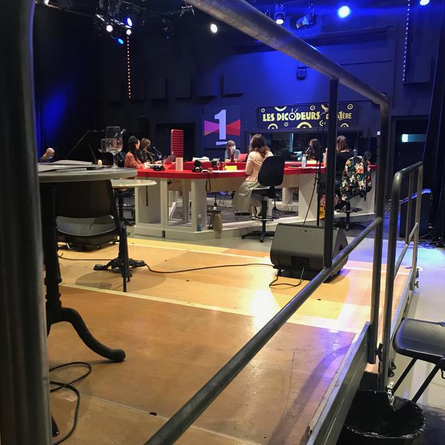 Les Dicodeuses au Studio 15 de la RTS à Lausanne. [RTS - Les Dicodeuses]