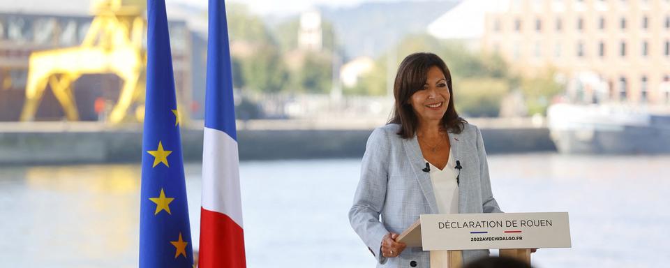 La maire de Paris Anne Hidalgo officialise sa candidature présidentielle pour 2022. [AFP - Thomas Samson]