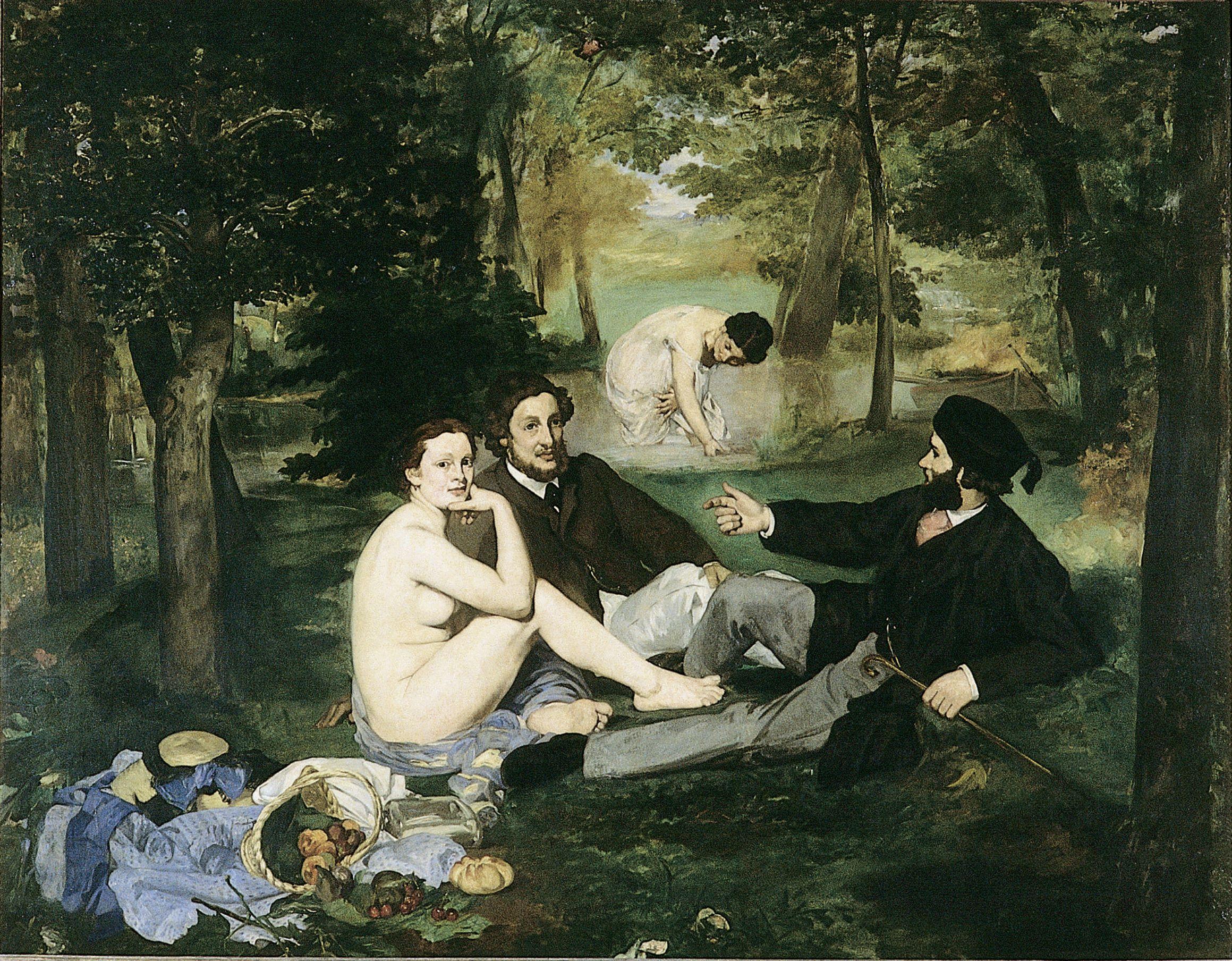 "Le Déjeuner sur l'herbe" de Manet (1863). [Aurimages via AFP - AGLILEO COLLECTION]