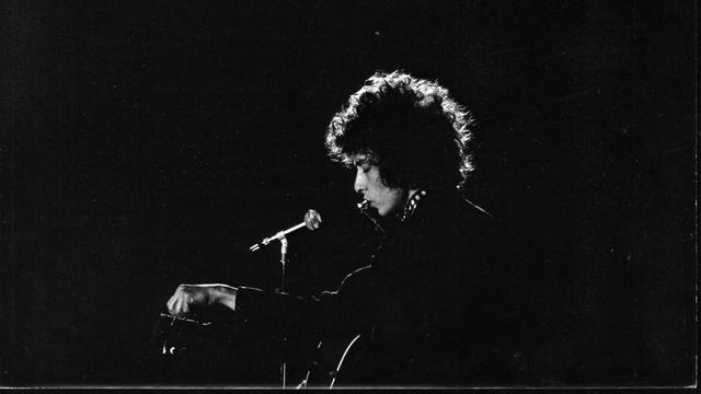 Bob Dylan lors d'un concert en Suède le 29 avril 1966. [AFP - Bjorn Larsson ASK / TT News Agency]