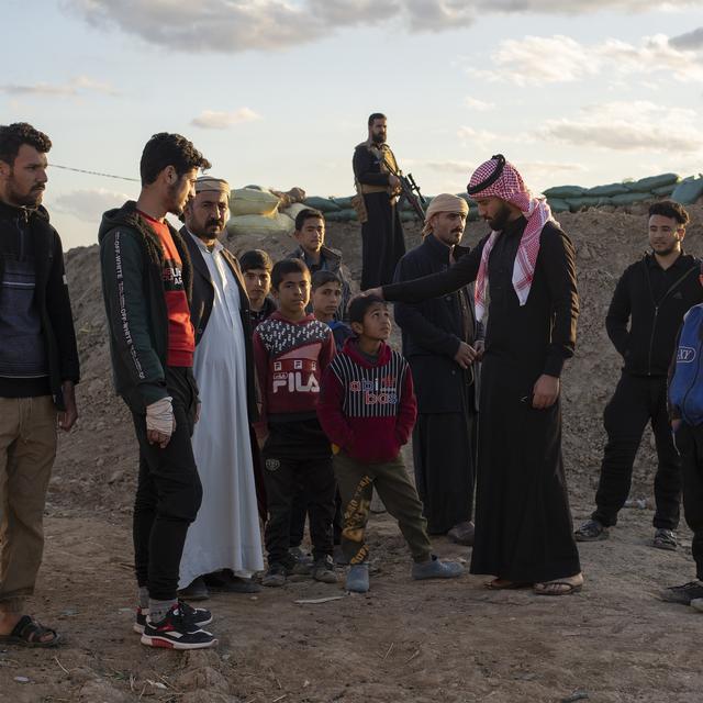 Le village de Majid, en Irak, s'apparente à un bunker ultra sécurisé. [RTS - Charles Thiéfaine]