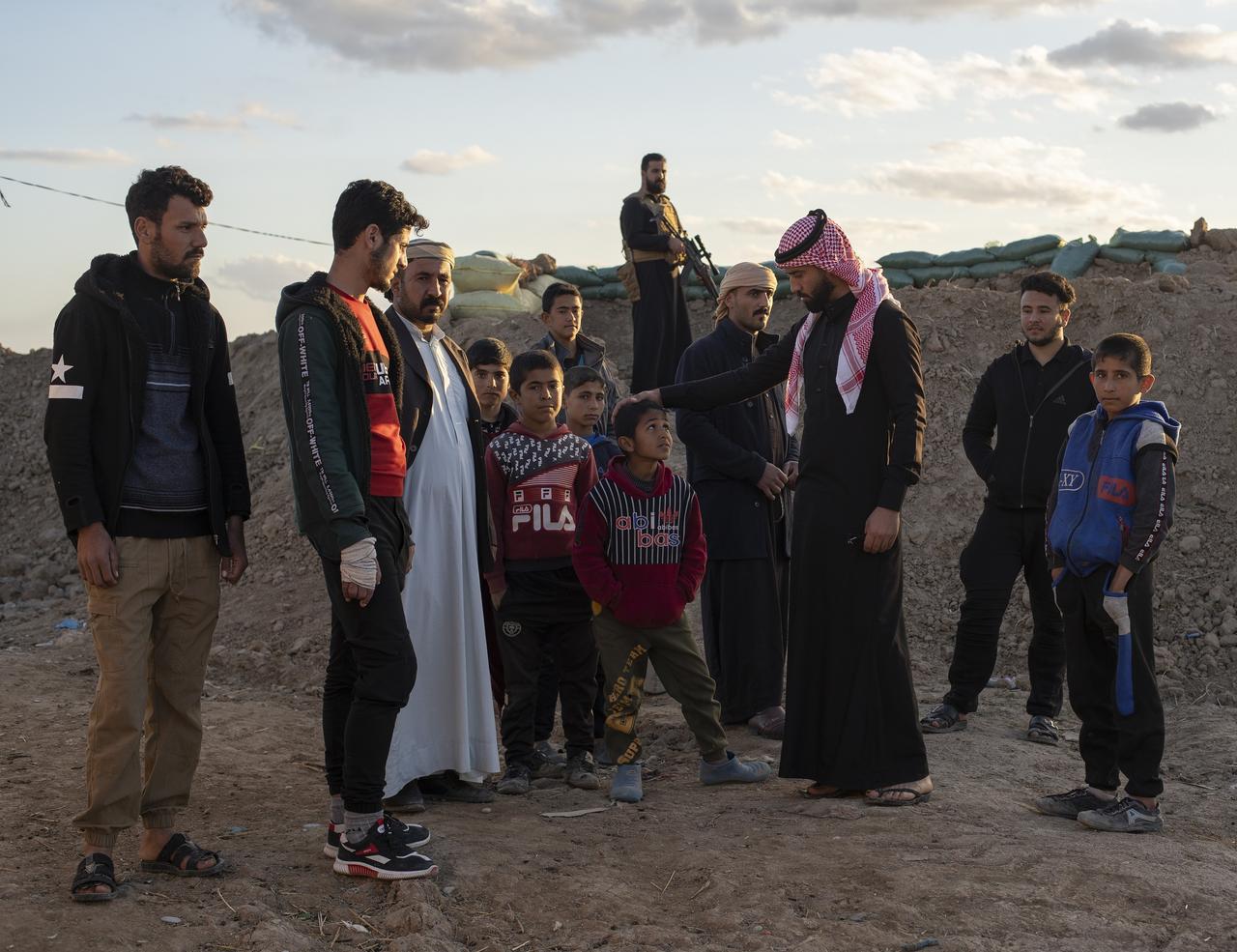 Le village de Majid, en Irak, s'apparente à un bunker ultra sécurisé. [RTS - Charles Thiéfaine]