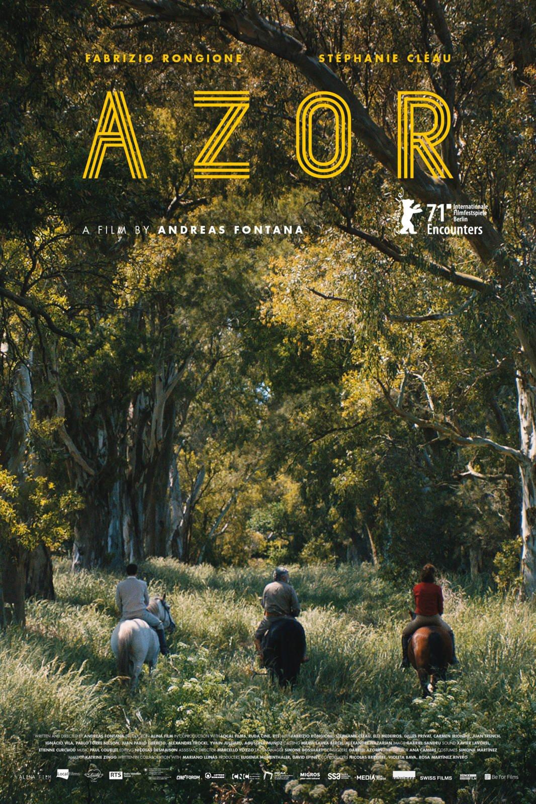 L'affiche d'Azor, un film d'Andreas Fontana. [RTS - Alina Film]