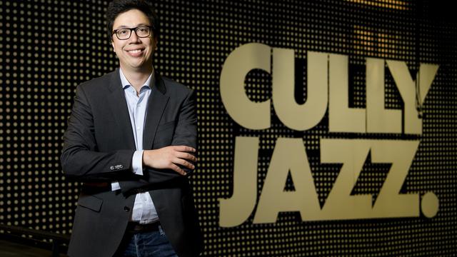 Le co-directeur du Cully Jazz Festival Jean-Yves Cavin. [Keystone - Jean-Christophe Bott]
