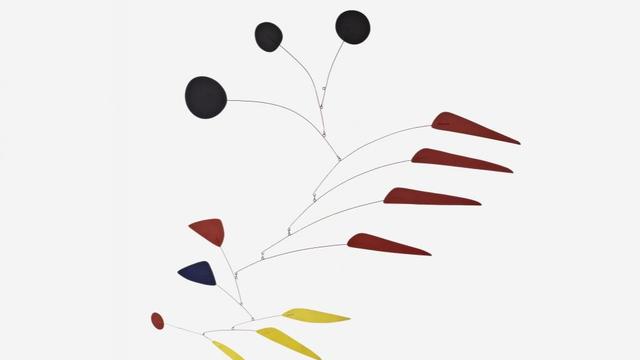 Alexander Calder, Sans titre, 1963, une oeuvre à voir dans le cadre de l'exposition "Abstractions plurielles (1950-1980)". [Fondation Gandur pour l’Art, Genève - Sandra Pointet]