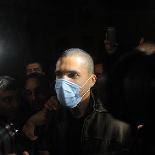 Le journaliste algérien Khaled Drareni libéré avec d'autres détenus d'opinion. [AFP - Mousaab Rouibi]