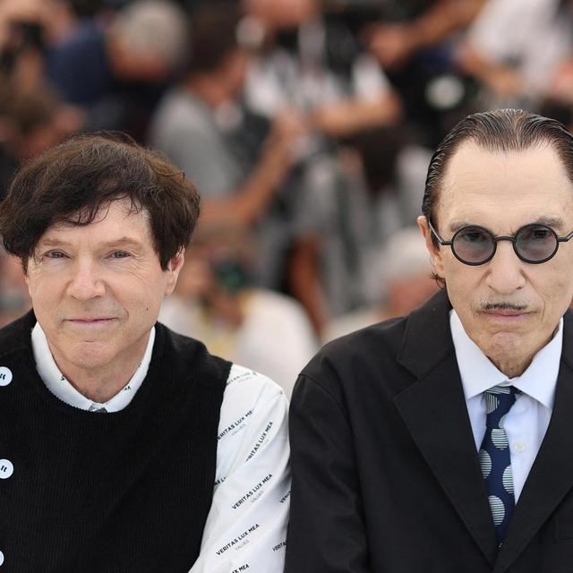 Russell et Ron Mael, les deux frères du groupe Sparks. [AFP - Valery Hache]