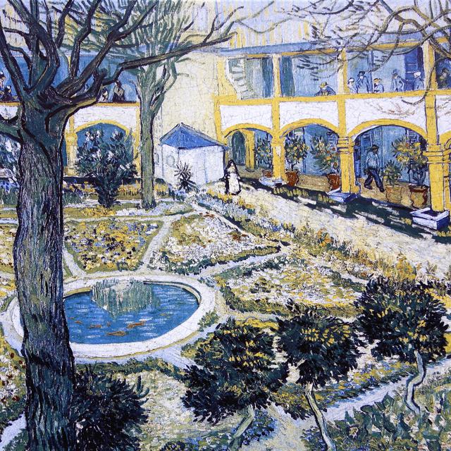 "Le Jardin de l’hôpital en Arles" du peintre Vincent Van Gogh. [Nicolas Thibaut / Photononstop via AFP - Van Gogh]