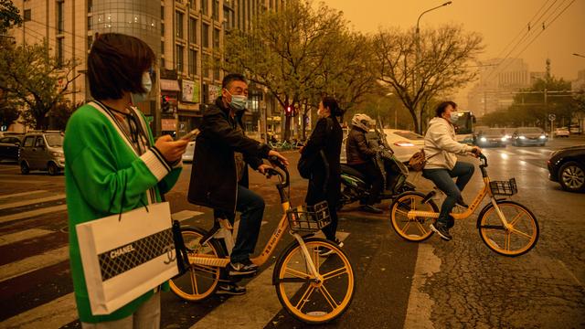 La Chine est parvenue à limiter sa pollution atmosphérique l’hiver dernier [AFP - NICOLAS ASFOURI]