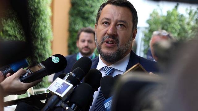 Matteo Salvini. [Keystone - EPA/Matteo Bazzi]