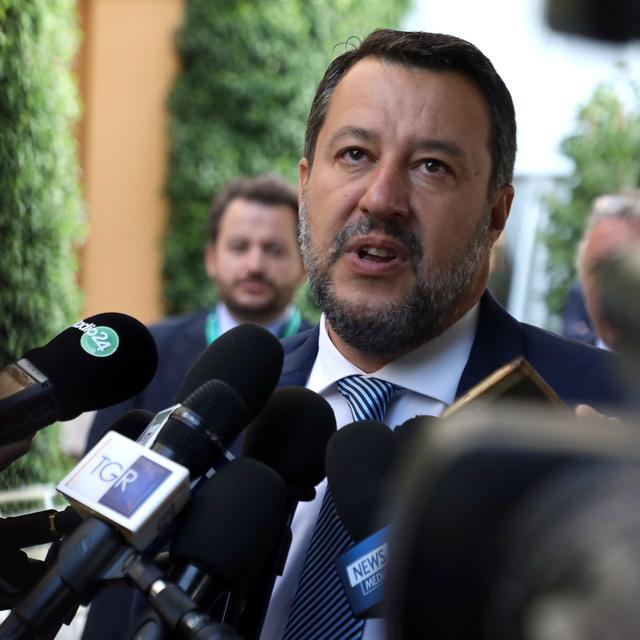 Matteo Salvini. [Keystone - EPA/Matteo Bazzi]