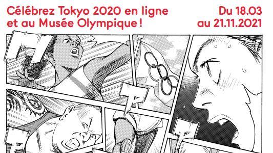 L'affiche de l'exposition "Sport et Manga" au Musée olympique de Lausanne. [Musée Olympique]
