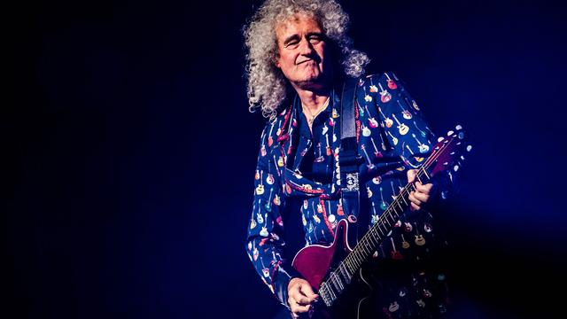 Brian May, guitariste de Queen. [AFP - Mairo Cinquetti]