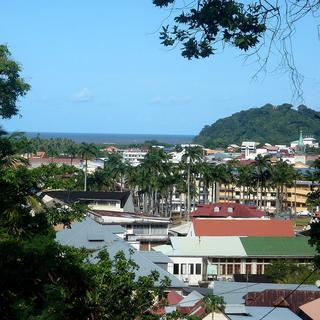La ville de Cayenne en Guyane française. [Wikimedia Commons - Didwin973]