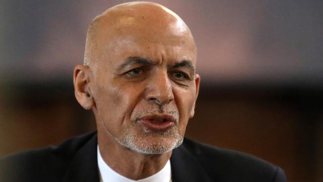 Le président afghan Ashraf Ghani a quitté son pays. [Keystone - EPA/Hedayatullah Amid]