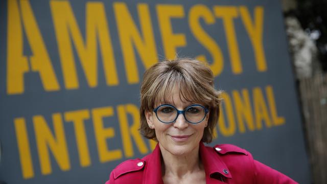 La secrétaire générale d'Amnesty International, Agnès Callamard. [Keystone - Christophe Ena]