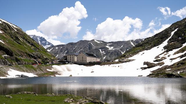 L'Hospice du Grand Saint-Bernard (1er juillet 2019). [Keystone - Laurent Darbellay]