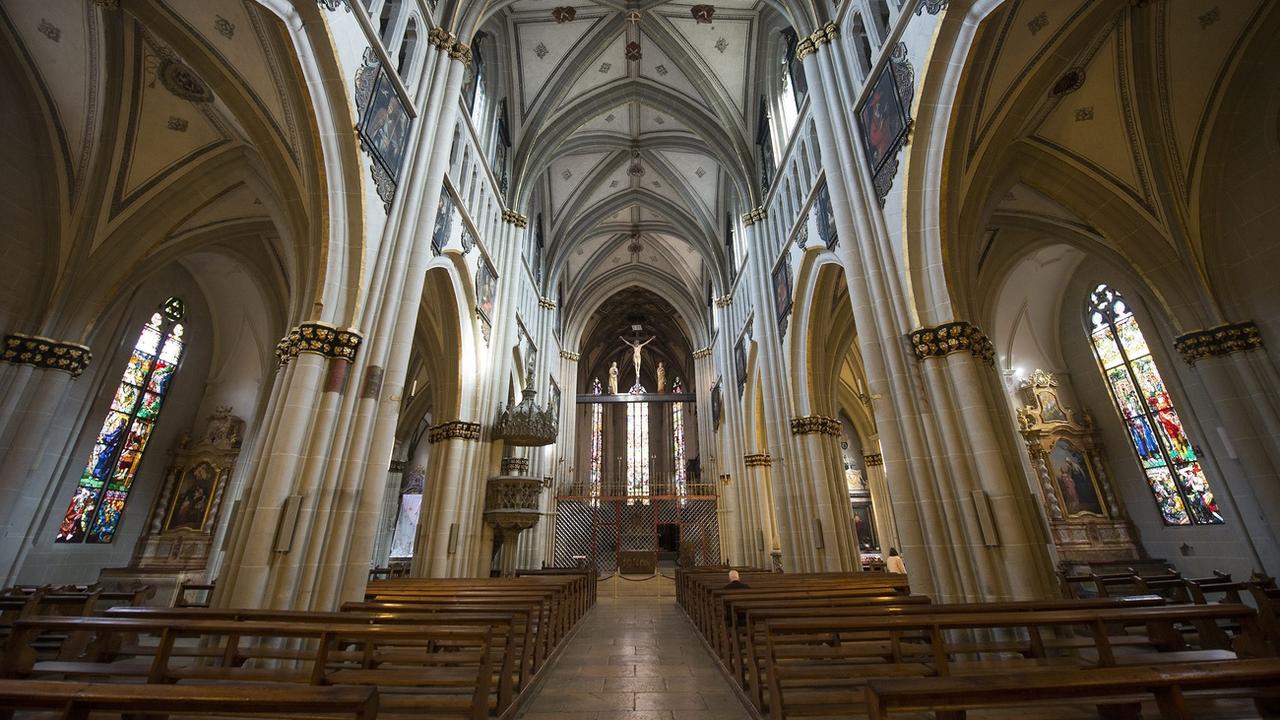 Cathédrale de Fribourg. [KEYSTONE - JEAN-CHRISTOPHE BOTT]