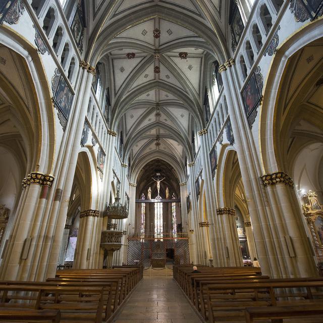 Cathédrale de Fribourg. [KEYSTONE - JEAN-CHRISTOPHE BOTT]