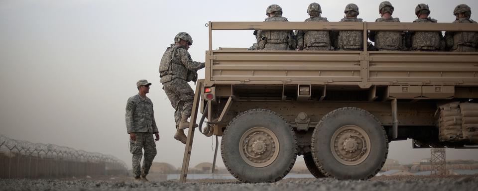 Des soldats américains en Afghanistan, en août 2011. [Keystone/AP photo - David Goldman]