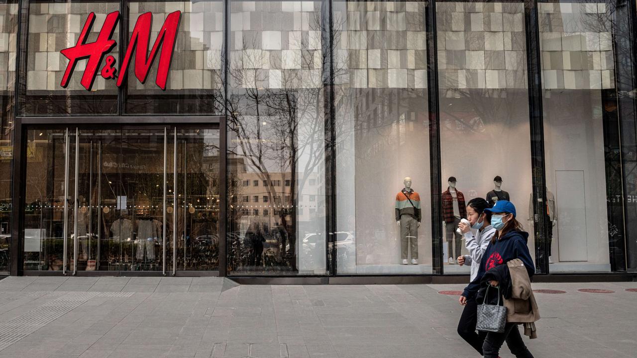 Le magasin H&M de Pékin. [Keystone - Nicolas Asfouri]