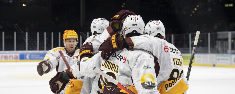 Genève-Servette a enchaîné les mauvais résultats cette saison. [Keystone - Ennio Leanza]