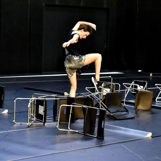 Manon Parent dans le spectacle "Scarbo". [Pavillon de la danse - Jean Baptiste Bucau]