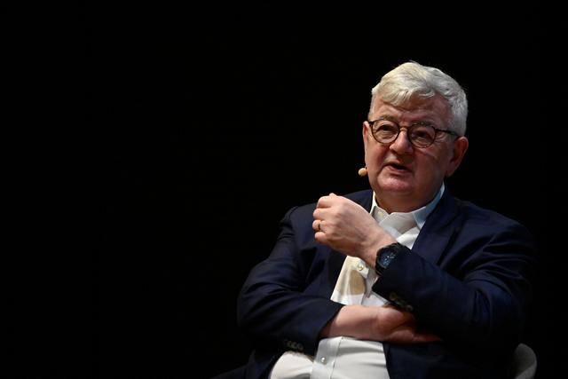 Joschka Fischer. [AFP - JOHN MACDOUGALL]