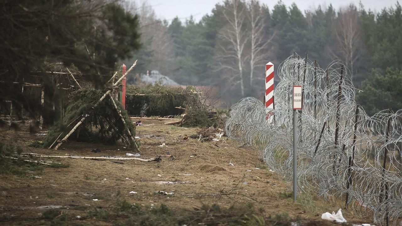 La Biélorussie et la Pologne accusées de violer les droits de l'Homme à leur frontière. [KEYSTONE - LEONID SHCHEGLOV]