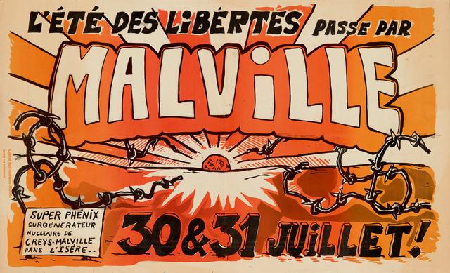 L’été des libertés passe par Malville, par le Comité Anti-nucléaire Malville. [Bibliothèque de Genève - DR]