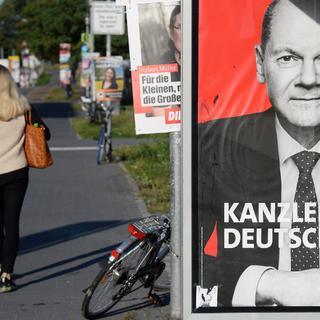 Les négociations s’ouvrent en Allemagne après la courte victoire électorale des sociaux-démocrates d’Olaf Scholz. [AFP - Alexey Vitvitsky]