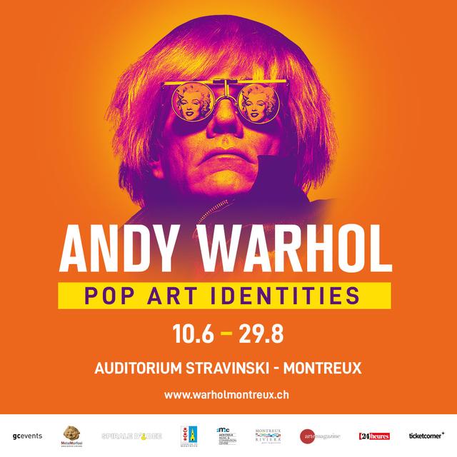 L'affiche de l'exposition "Andy Warhol - Pop Art Identities". [DR]