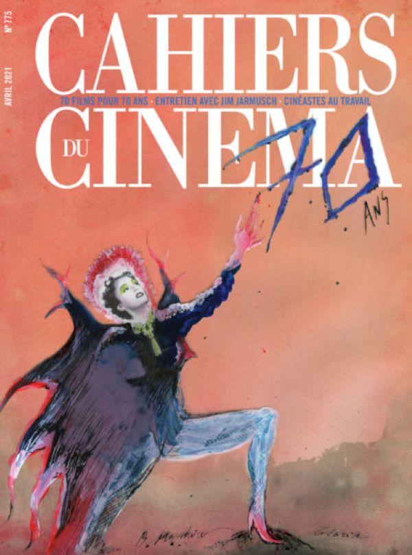 La couverture qui fête les 70 ans des Cahiers [Les cahiers du cinéma]