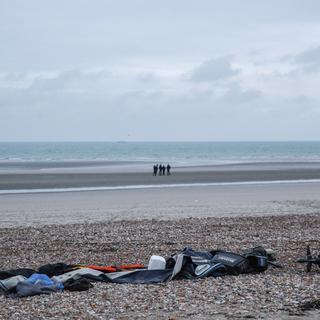 27 migrants avaient perdu la vie dans la Manche le 25 novembre 2021. [EPA/Keystone - Mohammed badra]