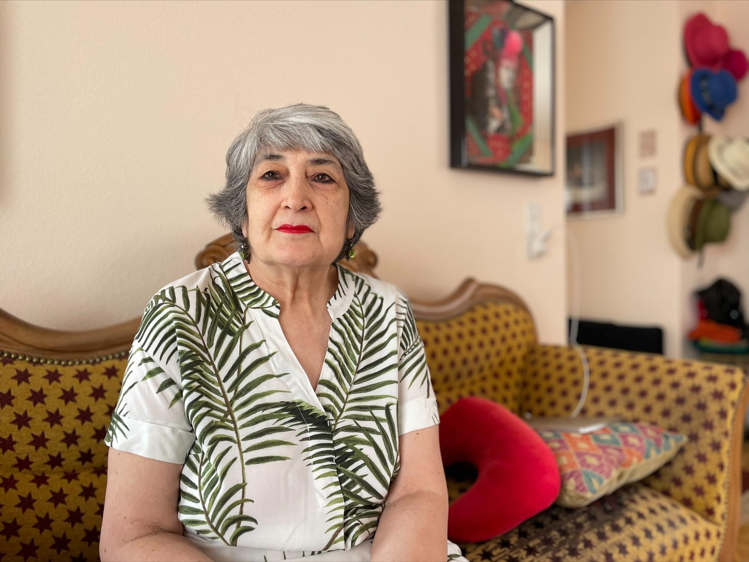 Sima Dakkus Rassoul, femme de théâtre née à Kaboul et qui vit à Lausanne. [RTS - Raphaël Grand]