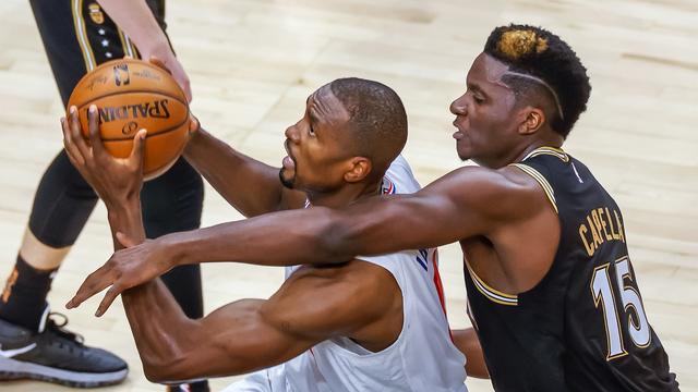 Clint Capela s'est montré performant pour son retour. [Erik S.Lesser]