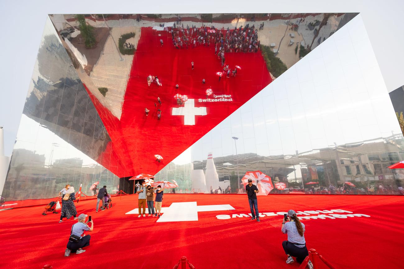 Le pavillon suisse à l'exposition universelle 2020 de Dubaï. [EDA - Présence suisse]