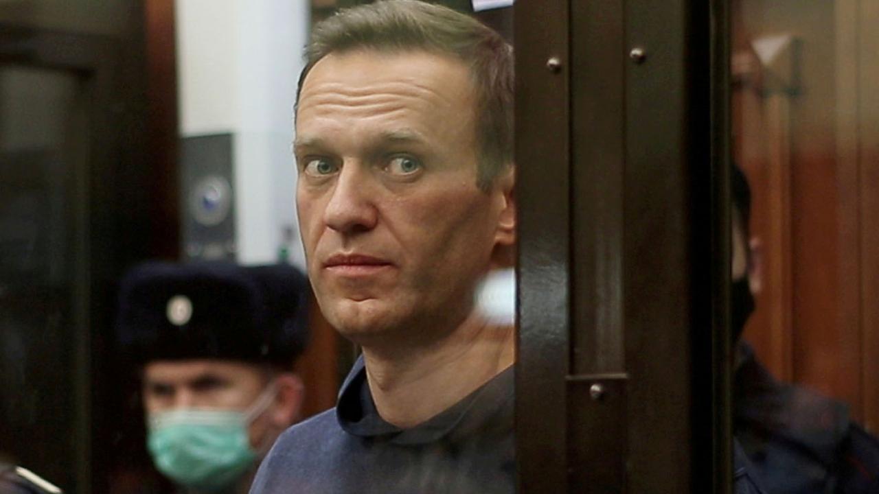 Alexeï Navalny lors de sa comparution à Moscou, 02.02.2021. [Reuters - Press service of Simonovsky District Court]