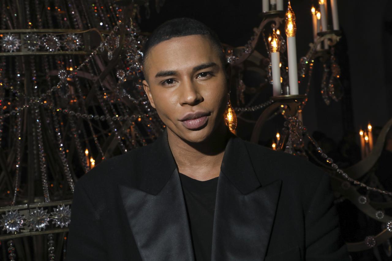 Le directeur artistique de Balmain Olivier Rousteing. [KEYSTONE - VIANNEY LE CAER]