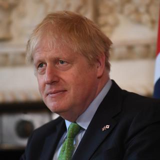 Boris Johnson a enregistré de lourdes pertes électorales à Londres. [Keystone - EPA/Neil Hall/Pool]