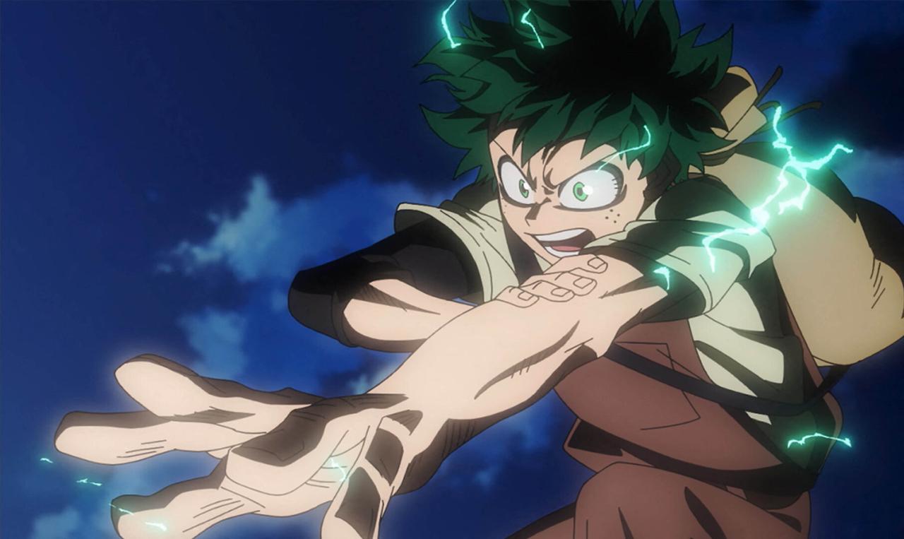 Deku, le héros de "My Hero Academia" dans le film tiré du manga "World Heroes' Mission" (2021). [BONES / COLLECTION CHRISTOPHEL VIA AFP - BONES]